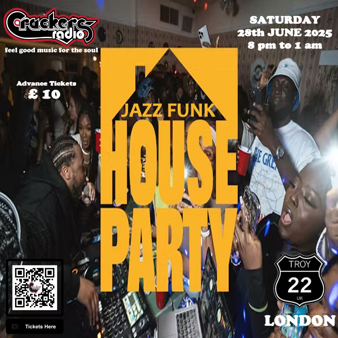 https://fienta.com/crackers-discotheque-126424
#jazz #funk #soulmusic #housemusic #londonlife #disco #westendnights #londonnightlife #crackersradio #crackersnightclub #soul #whatsoninlondon #dancemusic #LondonSaturdaynight #saturdaynightinlondon #jazzfunksoulinlondon #crackersradio #FeelGoodVibes #DiscoMagic #RadioShow